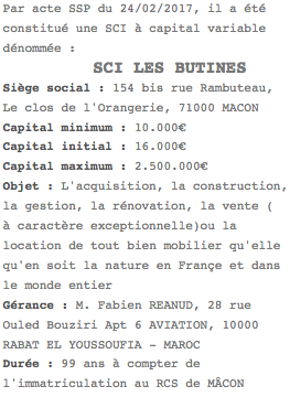 sci les butines